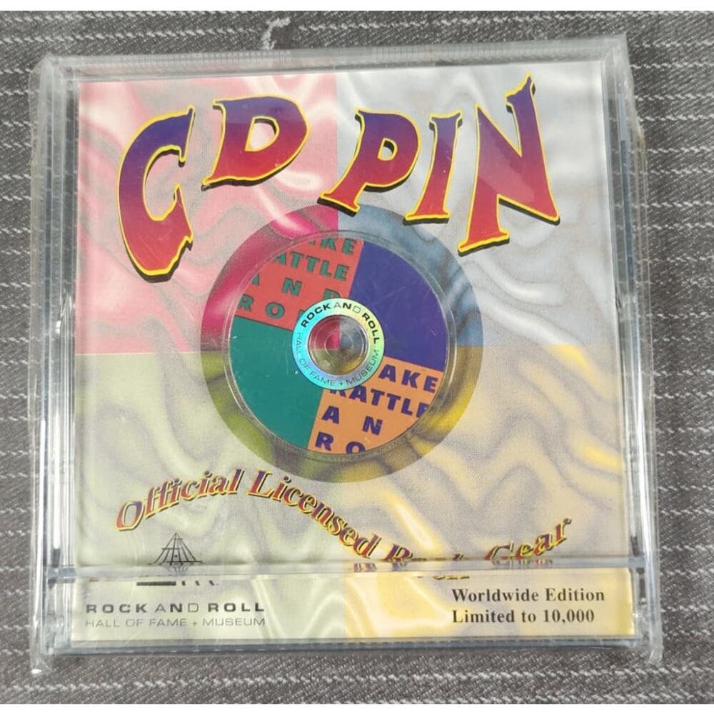 Rock and Roll Hall of Fame 1995 Shake Rattle & Roll CD Pin